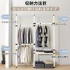 RAKU Tensioned Hanger Rack Clothes Rack Height cm Width cm Corner Compatible Clothes Storage Large Capacity Storage Space Saving Horizontally and