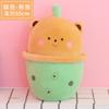 Boba Plushies Bubble Tea Plush Toys Cartoon Bubble Tea Cup Stuffed Soft Animal Milk Tea Plush Food Pillow Gifts for Kids Girl