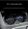 New 2Pcs High Quality Non-slip Elastic Durable Real Carbon Fiber Car Auto Water