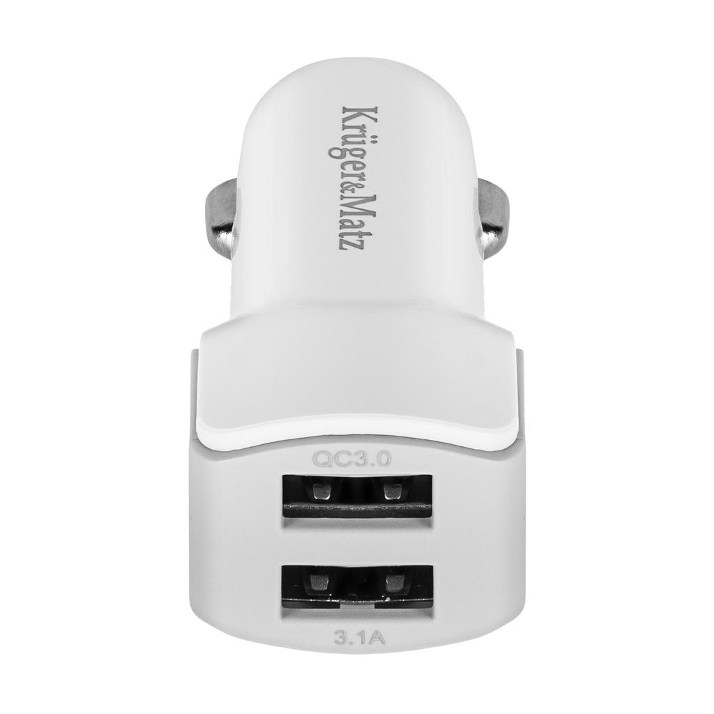 Kruger&Matz 2x USB 2.4A Car Charger