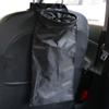 Car Garbage Bin Oxford Cloth Black Auto Trash Bag Hanging Seat Back Storage Bag Trash Can Organizer Car Accessories Interior