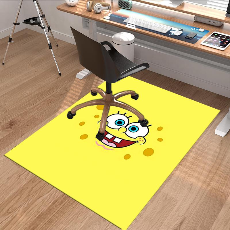 Spongebob Squarepants Carpet For Playroom Bedroom Living Room Sofa Home Decorkids Game Area Rug Nonslip Floor Mat