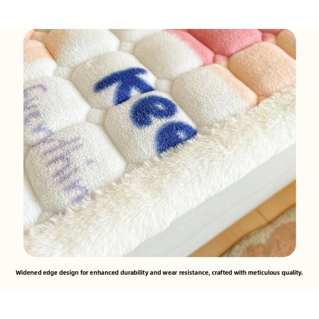 Thickened Milk Velvet Mattress, Student Dormitory Insulation, Cotton Padded Single Mattress, Foldable Machine Washable Bed Mattress