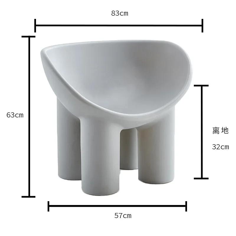 Nordic Single Leisure Stool - Simple Creative Design, Elephant Style, Suitable for Home Living Room & Outdoor, Dropshipping