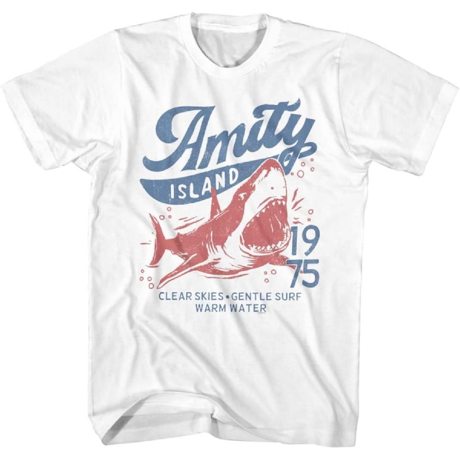 Jaws T Shirt Amity XXXXXL белый