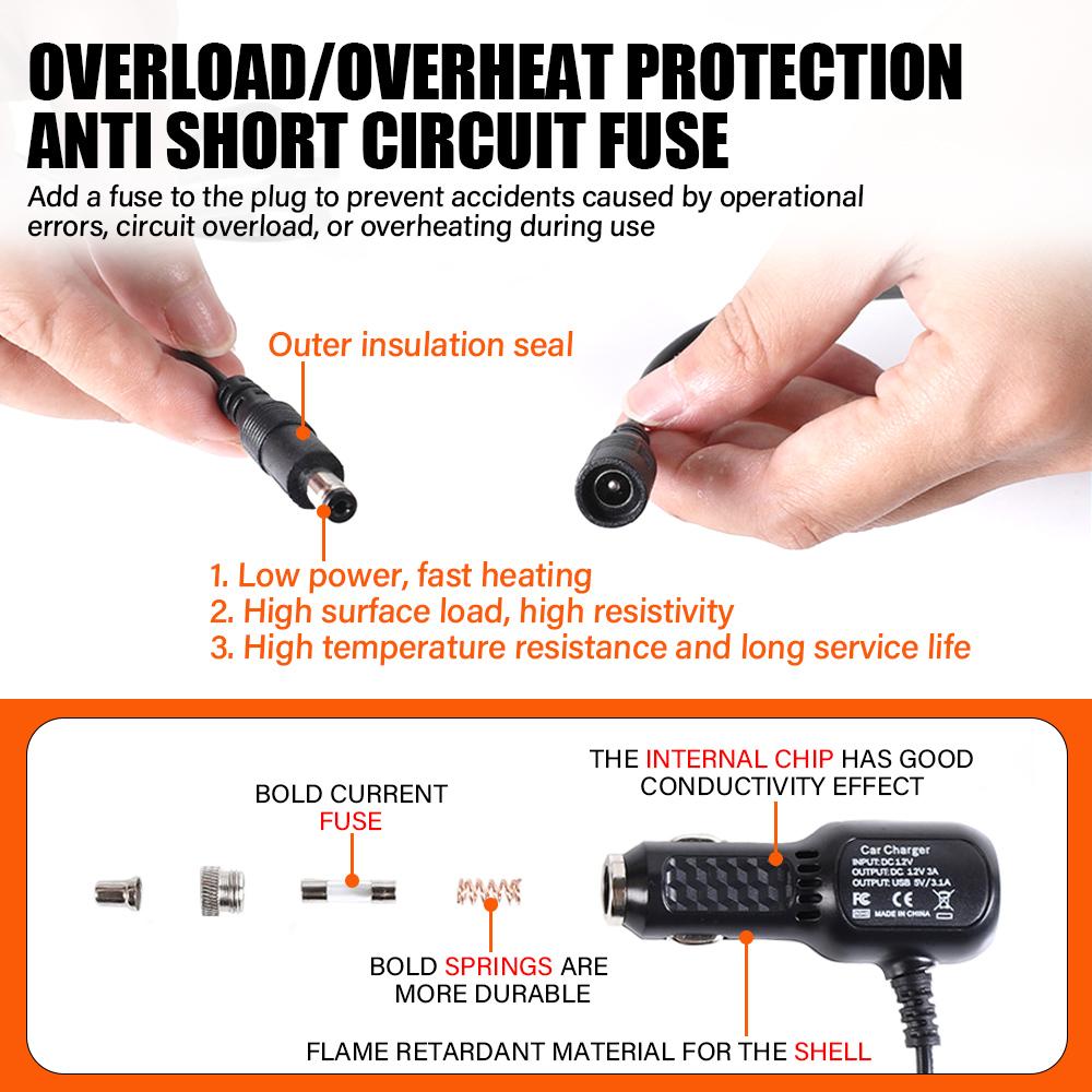 Winter Car Seat Heater Cover Universal Intelligent Switch Automatic Start Stop Temperature Auto Seat Warmer with for Car Van SUV