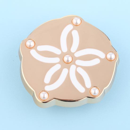 6 Stuks/Set Zomer Strand Schoenschoonmakers, Goudkleurige Schelp Zeester Charms, Oceaan Thema Decoraties voor Klompen Vrouwen Meisjes Schoen Gaten