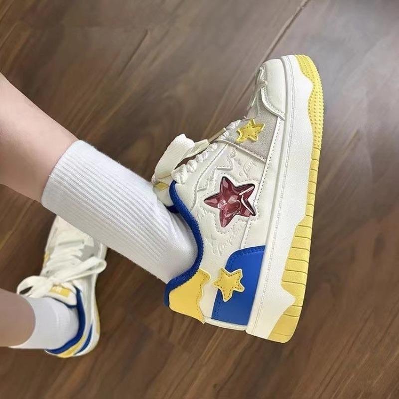 

Fashion Thick Soled Design Board Shoes 2024 Autumn New Versatile Casual Low Cut Sports Vulcanized Women s Shoes Zapatos Mujer Sneakers 35