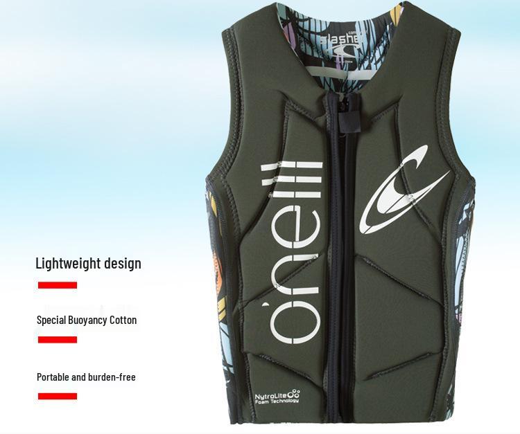 High Buoyancy Life Jacket for Adults & Children - Thickened Swim Vest for Outdoor Activities Like Swimming, Rafting, Snorkeling, and Fishing