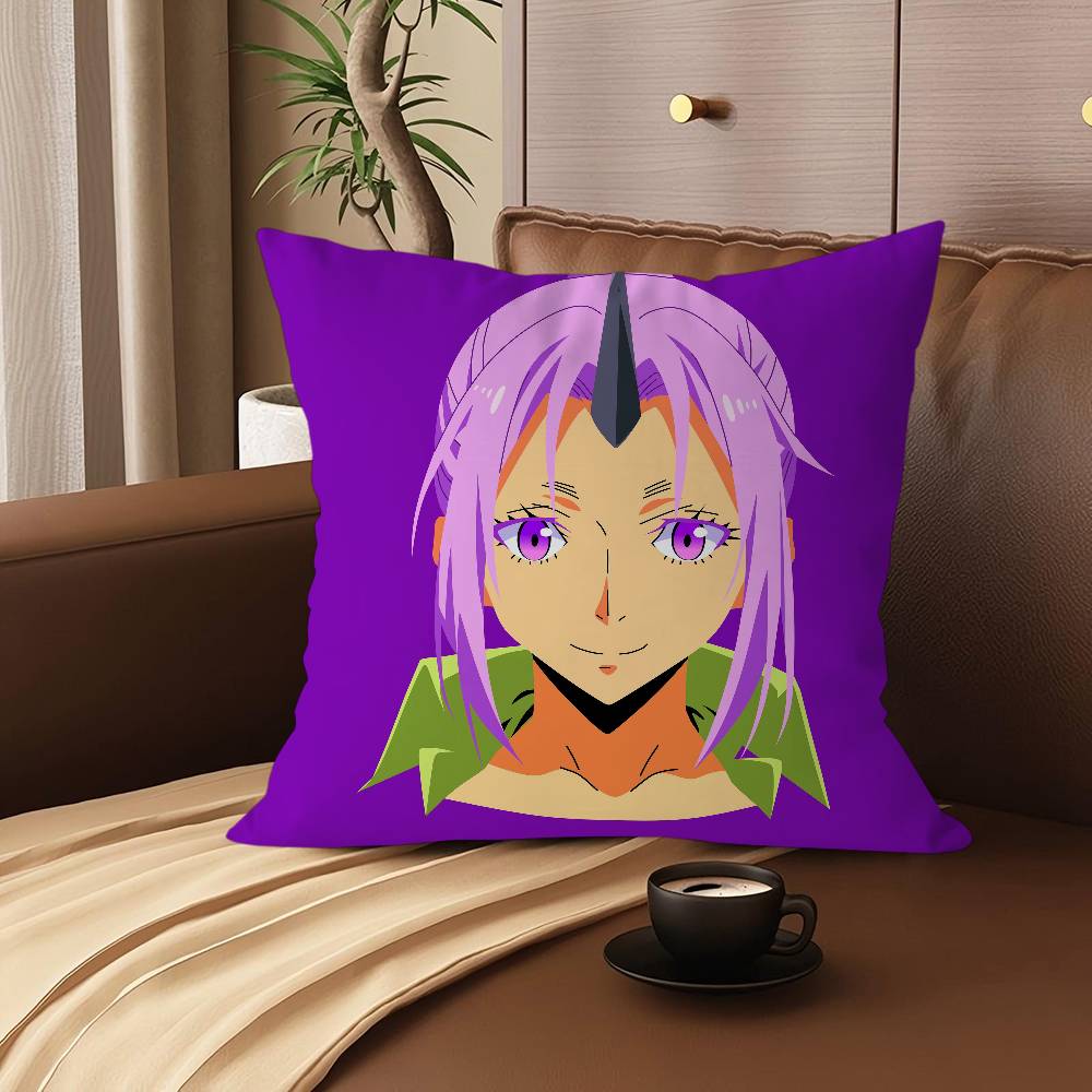 That Time I Got Reincarnated As A Slime Pillowcase Toon Gift Cushion Cover Bedroom Home Sofa Chair Seat Decor Pillow Case