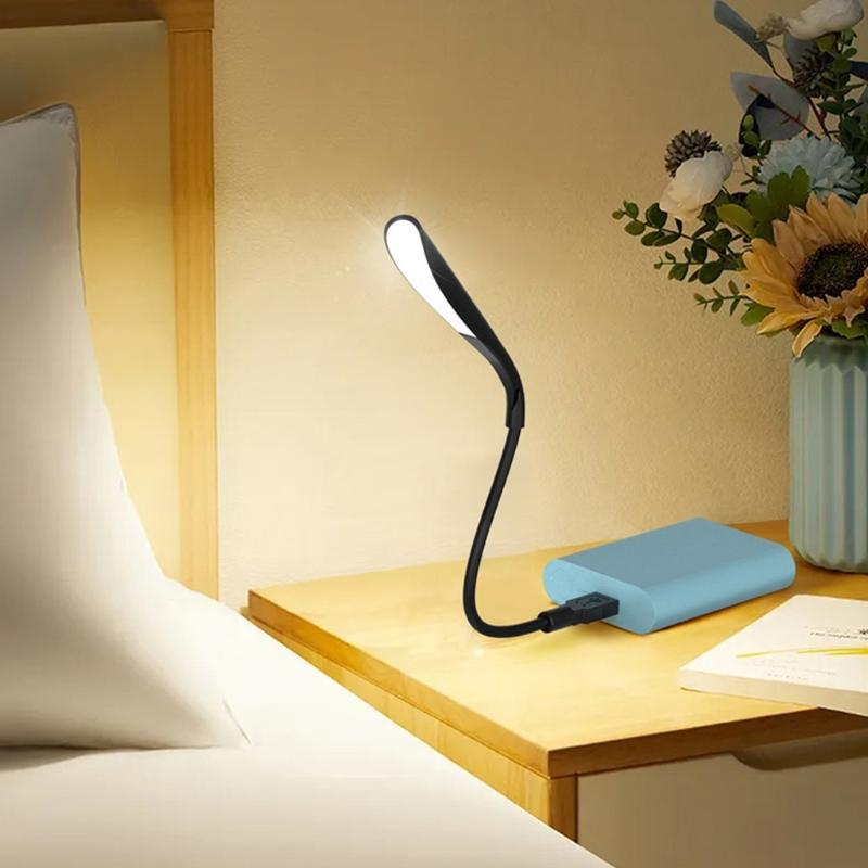 USB 5V Touch LED Night Light with 3 Adjustable Brightness Adjustable Angles for Bedsides Study and Camping