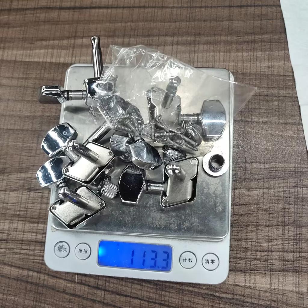 IRIN Folk Guitar String Tuning Pegs Semi-Closed/All-Closed Metal Guitar String Button Tuner Machine Heads Guitar Accessories