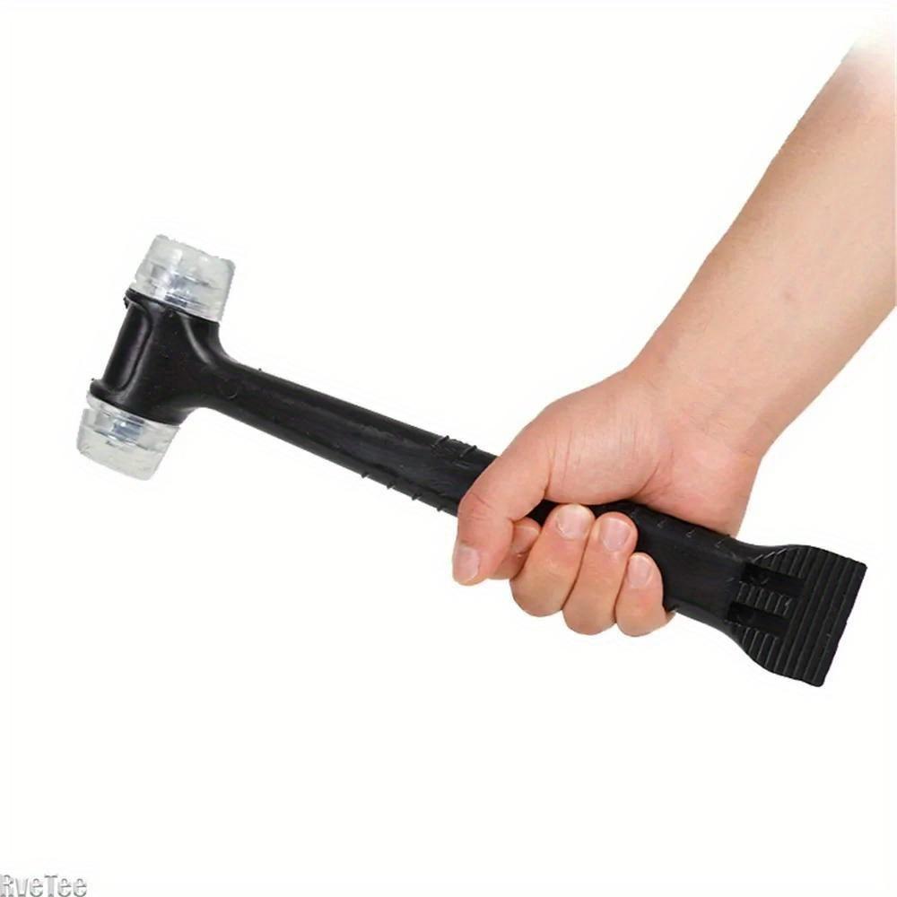 2 In 1 Rubber Hammer with Crowbar for Ceramic Tile Installation Tools Doors Windows