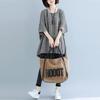 Plus Size Women Autumn Sweater Oversize Loose Casual Knitted Pullover Long Sleeve Korean Style Tops