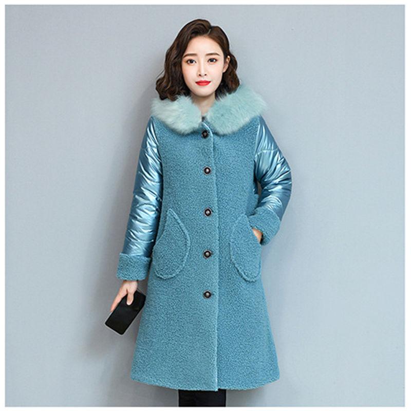 Cappotto parka caldo casual invernale da donna Cappotto outwear solido Cappotto di pelliccia