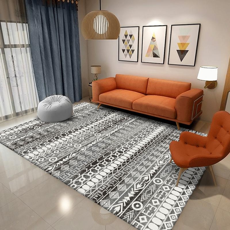 Bohemian Living Room Carpet Coffee Table Sofa Bedroom Room Bedside Carpet Home Large Area Floor Mat