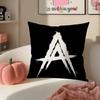 RReal HHasta LLa MMuerteS Cushion Cover Pillowcase Short Plush Invisible Zipper Room Sofa Cushion Cover