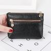 PU Leather Coin Purse Wallet With Card Slots Coin Organizer Change Holder Card Case Leather Zipper Storage Bag