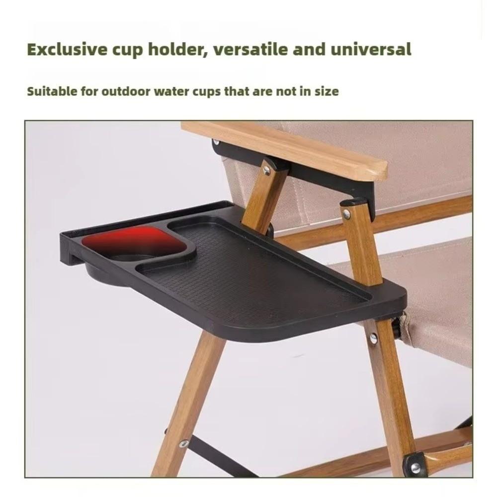 Outdoor Camping Chair Side Storage Tray Folding Universal Recliner Chair Tray Camping Reunion Accessories Cup Holder Tool