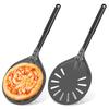 6inch Pizza Turning Peel Long Handle Pizza Peel Spinner Perforated Pizza Turner Spinner Non-Stick Pizza Paddle Cookware Parts
