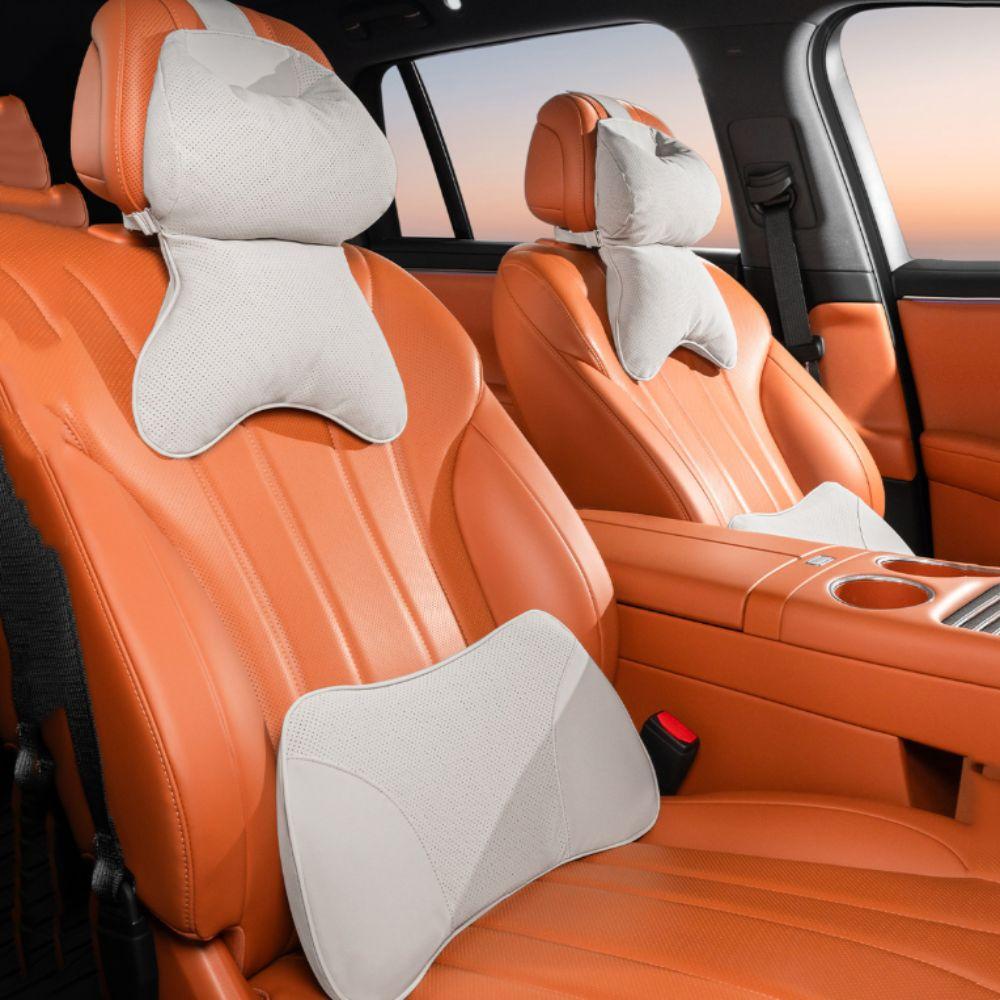 Breathable Neck Pillow Height Adjustable Back Support Pillow Car Headrest Car Accessories