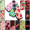 Kirsch Erdbeer Frucht Sommer Avocado Zitrone Hülle für Samsung Galaxy S25 S24 S23 FE Ultra Plus S7 Edge S25+ S23+ A56 5G Hülle