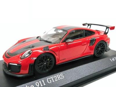 Minichamps Porsche 911 GT2 RS Пакет Weissach 2018 1/43 (красный) 991/2