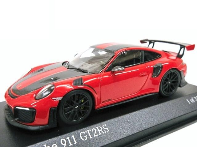 Minichamps Porsche 911 GT2 RS Пакет Weissach 2018 1/43 (красный) 991/2