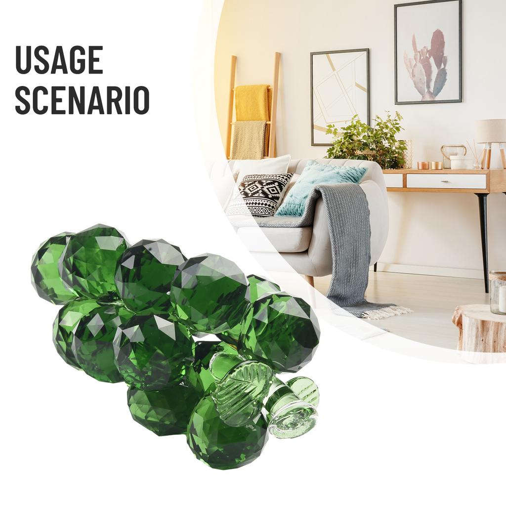 For Crystal Grape Ornament for Wedding Decoration Lattice Cabinet Home Decor