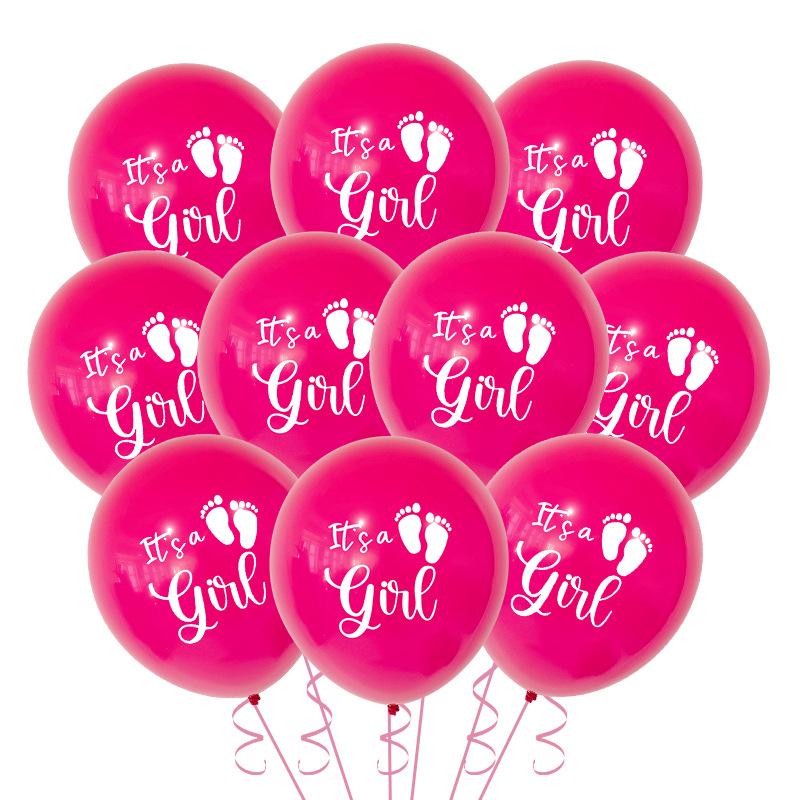 Baby Shower Balloon Set Baby Shower 12 Inch Latex Printed Balloon Set Decoration
