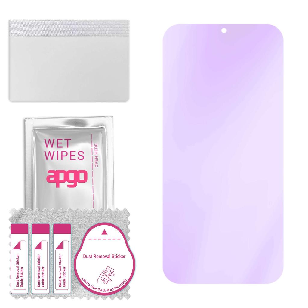 apgo Anti-Blue 9H Hybrid Protective Glass Compatible with Blackview BV5900, Flexible Nano Glass, Great Replacement for Tempered Glass, Scratch-resista