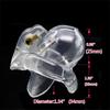Supper Mini Male Chastity Device Locked In Lust Male Chastity Device Chastity Cage With 4 Base Ring