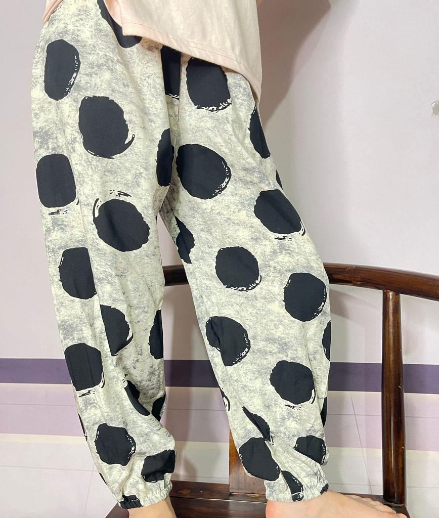 Kids' Summer Mosquito-Proof Lantern Pants - Lightweight Cotton Silk Pajamas for Boys and Girls