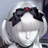 1PC Gothic Style Heart Bows Hair Clip Cosplay Hairpieces Party HeadwearFor Women Seeking Unique Fashion Accessories