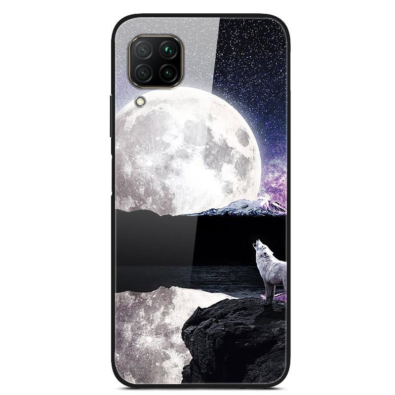 Luxury Cover Case for Huawei P40 Lite Tempered Glass Cover for Huawei P40 Lite E Phone Case for Huawei P 40 Lite Coque P40Lite E