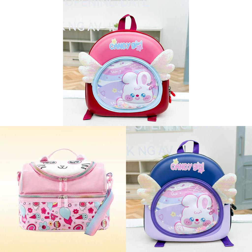 Childrens Cartoon Bunny Backpack With Eva Material For Kindergarten Girls