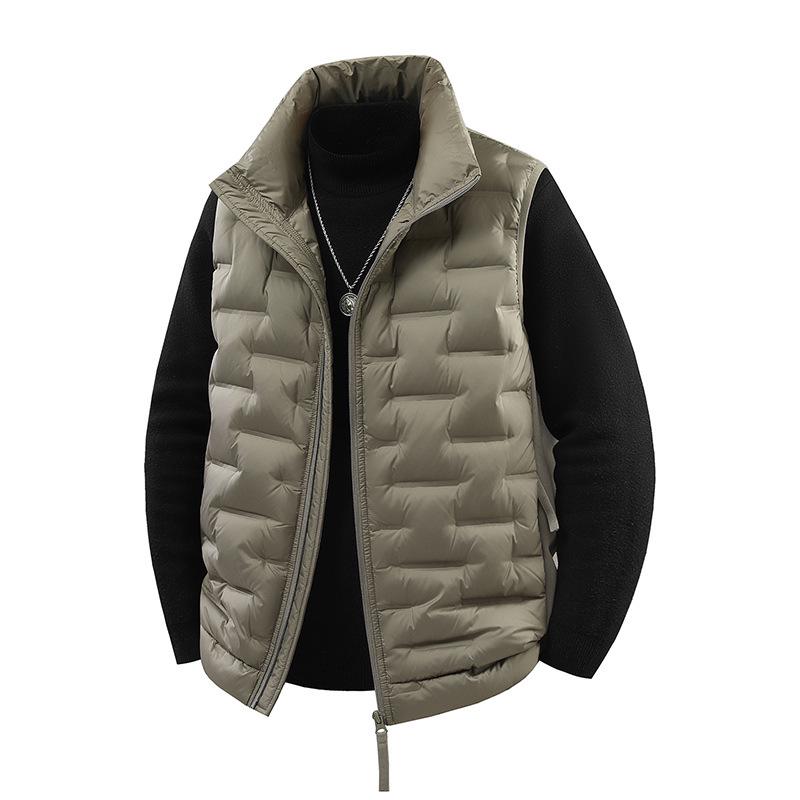 Men's & Women's Lightweight Stand-Collar Down Vest - Fashionable, Versatile, Casual Outerwear