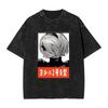 Streetwear Washed T Shirt 2B Nier Automata Cotton T-Shirts Glory To the Mankind Fashion Tee Shirt for Male Summer Y2K Retro Tops