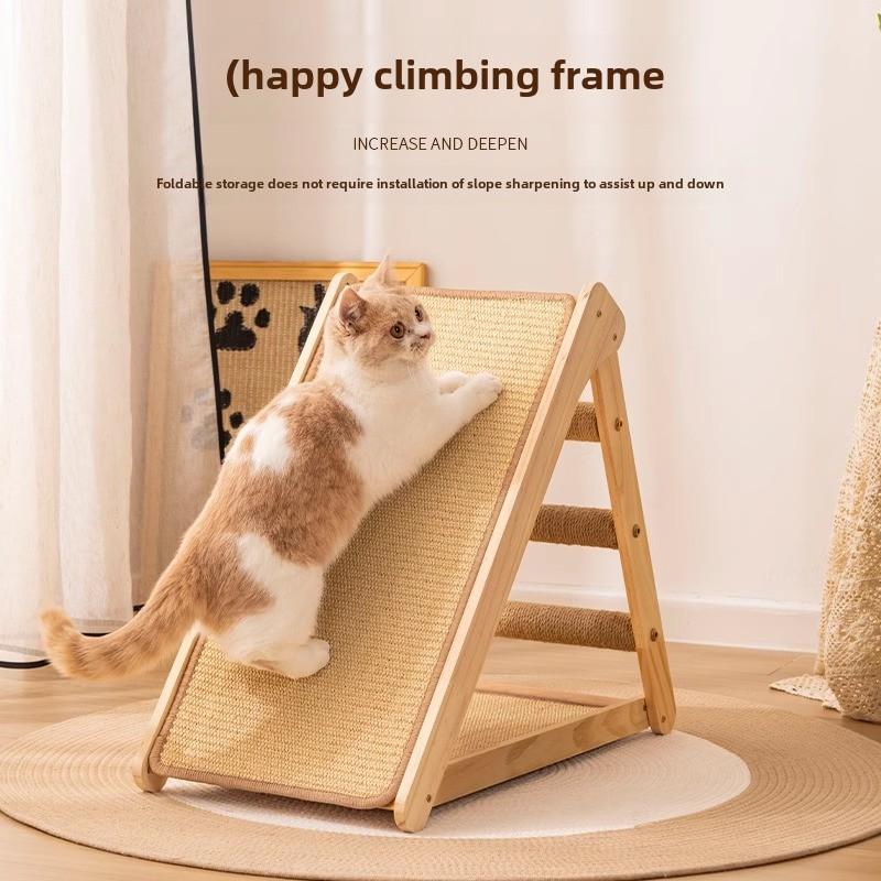 Cat Foldable Sisal Cat Scratch Board Scratch Resistant Planer Self Hi Cat Sisal Pad Grinding Claw Toys Pet Cat Supplies