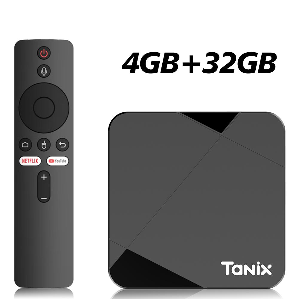 Tanix TX5 Android 14 Smart TV box Amlogic S905Y5 4GB 64GB 2.4G/5G Dual Wifi 6 AV1 BT Set Top Box DDR4 Media player