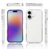 For iPhone 17 Case Anti-Scratch TPU + Acrylic Clear Back Phone Cover