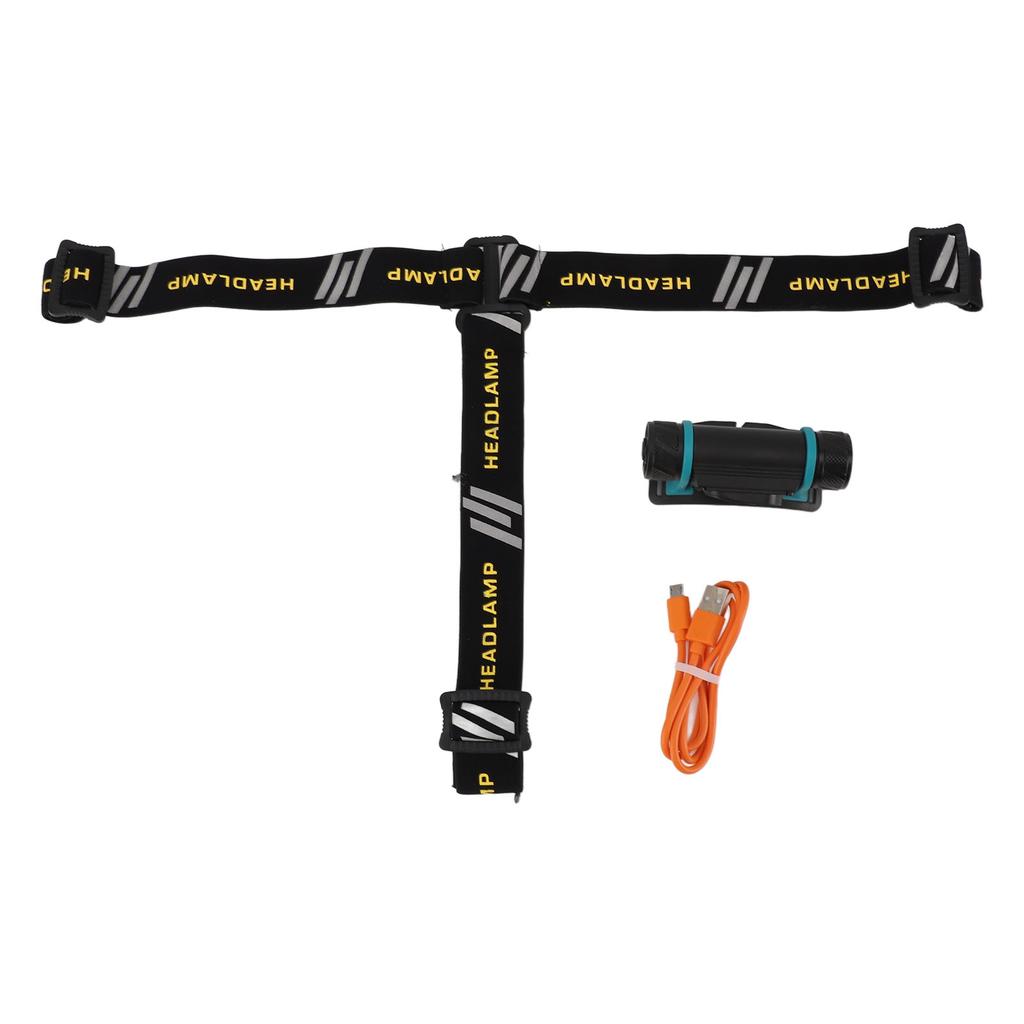 Rechargeable Headlamp Flashlight 800LM Outdoor Camping Headlamp SST40 Spotlight Floodlight with