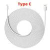 Extention USB C Charging Cables Extra Long Type C Charger Data Wire Cord for Samsung Xiaomi Camera Laptop