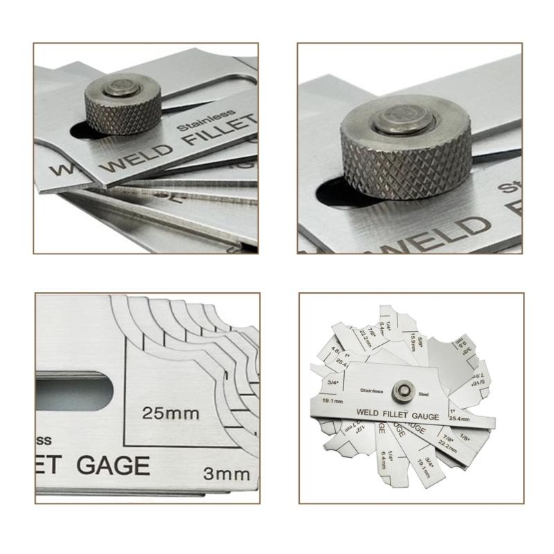 Multifunctional Fillet Weld Gauge Measurement Tool Set for Precise Measurement in Building and Industrial Applications
