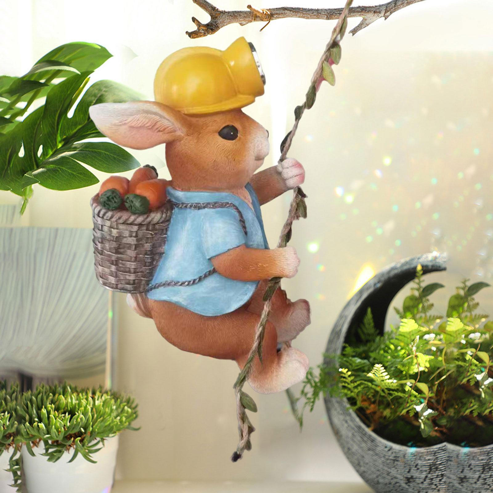 

Фигурка животного на солнечной энергии со светодиодной подсветкой для садового декора Rabbit