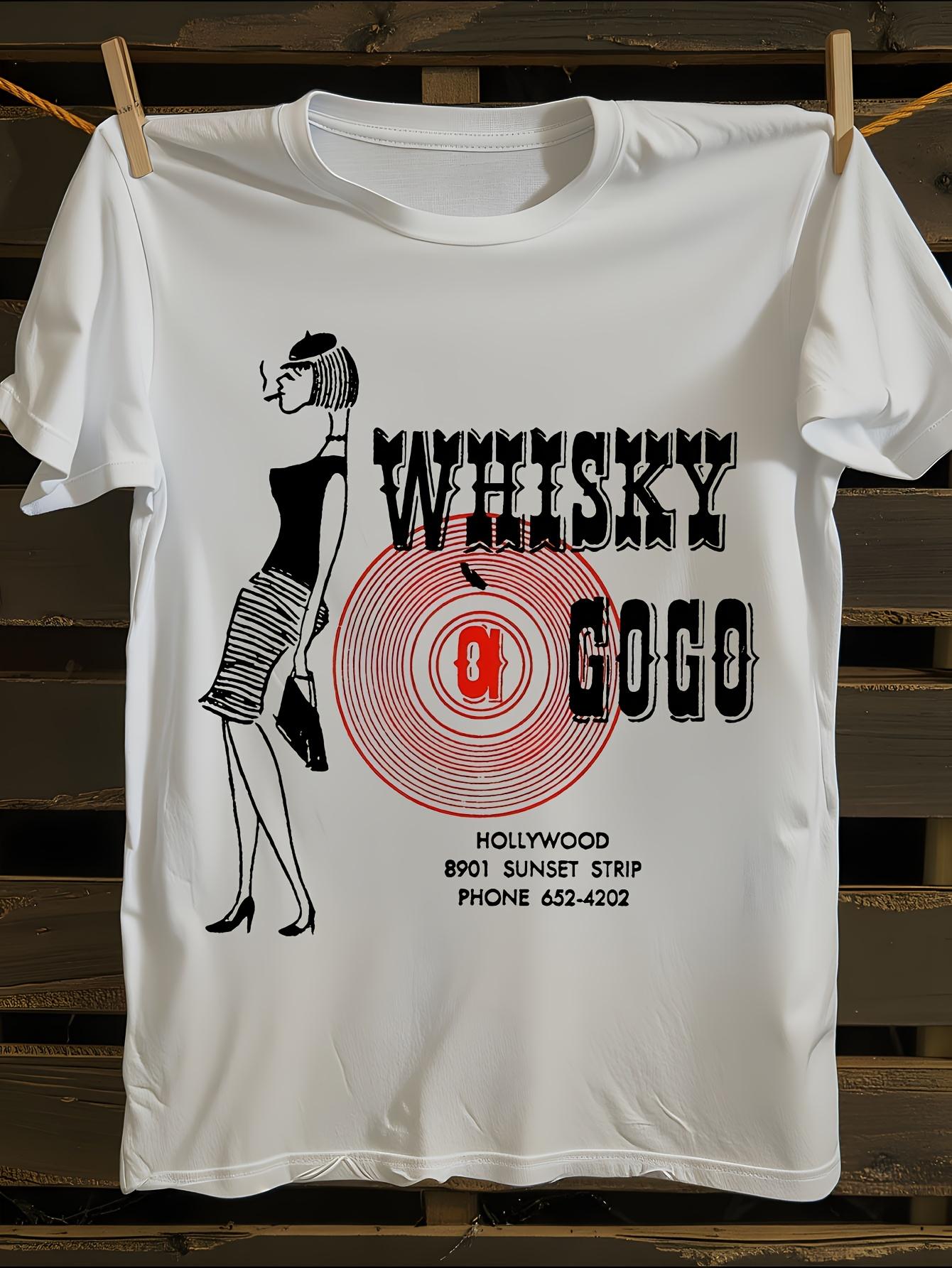 Vintage Tshirt Vintage Whisky A Go-Go Retro 1950s Inspire... XL