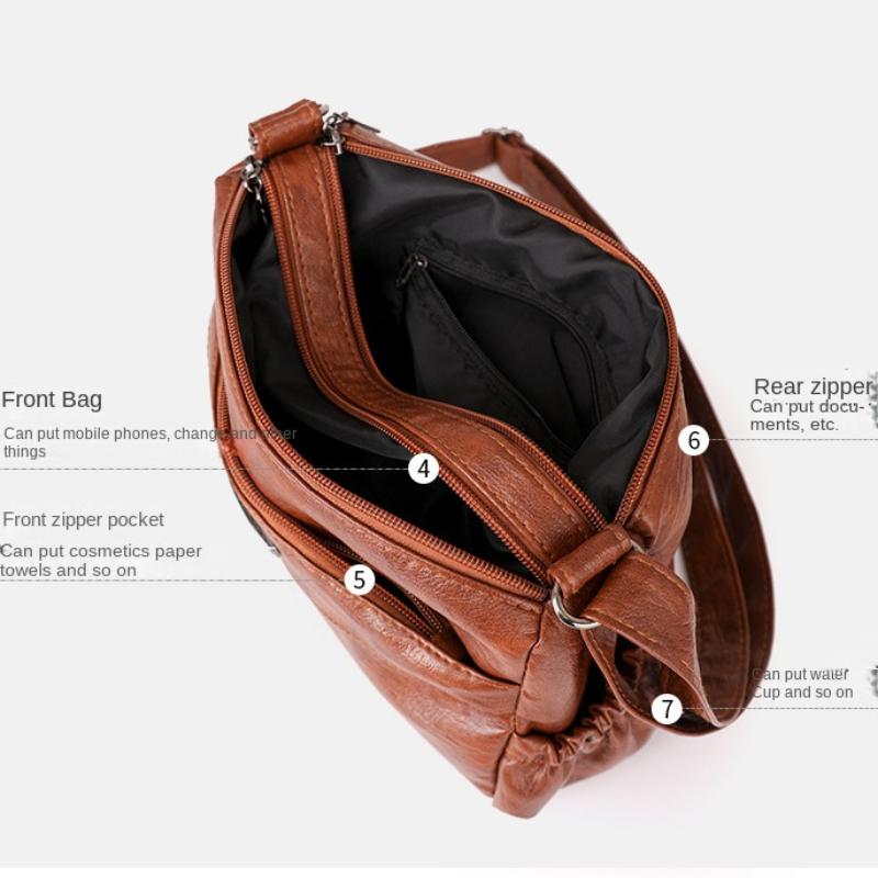 Soft PU Leather Luxury Handbags Purses Women Bags Designer Shoulder Crossbody Bag For Female Branded 2026 Winter Trend Messenger Bags