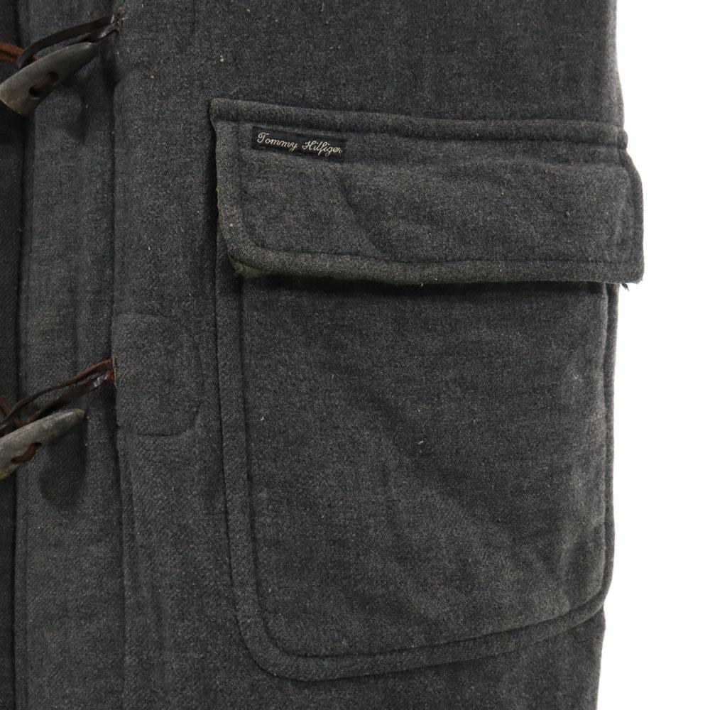 Tommy Hilfiger 90s Wool Blend Old Flag Tag Duffel Coat XL Gray Men's Used