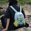 Schoolbag Korean Style Color-Block Backpack 1011 Summer New Outdoor Sports Drawstring Fashion Backpack Casual Travel School Bag