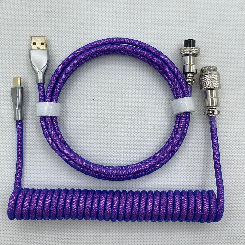 Custom USB 8K Mechanical Keyboard Cable with Magnetic Switch and Aviation Connector for Gaming